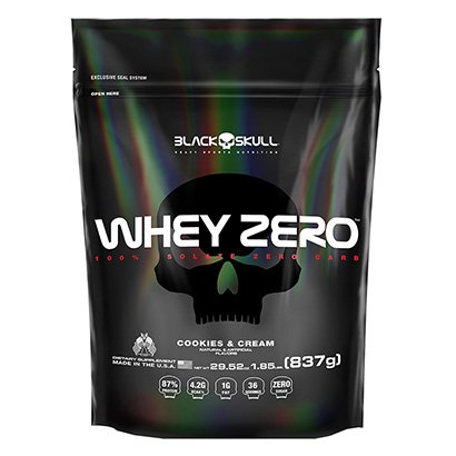 Refil Whey Zero Black Skull 837g