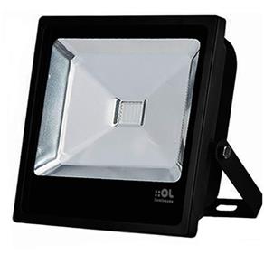 Refletor de Led 70W Luz Branca IP65 Preto OL Iluminação