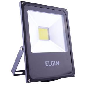 Refletor Elgin Power Led 50w Preta Sem Sensor Bivolt