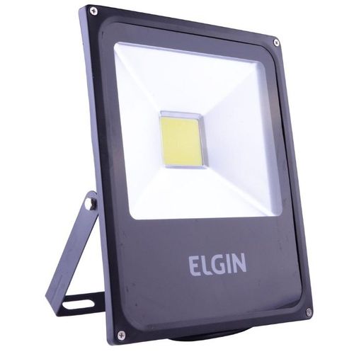 Refletor Elgin Power Led 50w Preta Sem Sensor Bivolt