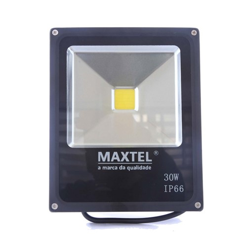 Refletor Holofote 30W Maxtel Ip66 Branco Frio à Prova D'água