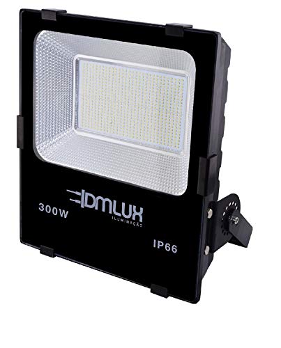 Refletor LED 300W - DMLUX - Luz Branca 6500K - Bivolt