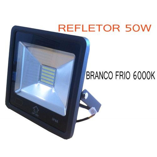 Refletor Led 50w Branco Frio 6000k Ip66
