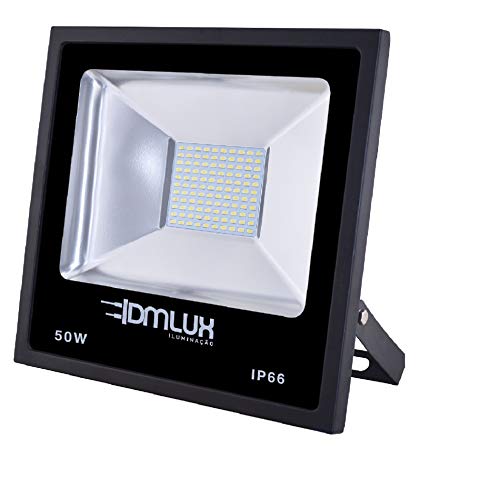 Refletor LED 50W - DMLUX - Luz Branca 6500K - Bivolt