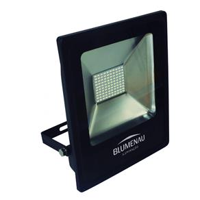 Refletor LED 50W Luz Verde Bivolt Slim Blumenau Preto