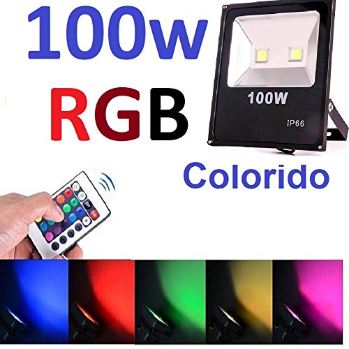 Refletor Led RGB 100w