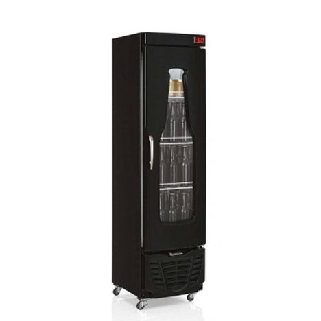 Refrigerador Bebidas Cervejeira Gelopar Grba-230Ev Pr Porta de Vidro Condensador Estático