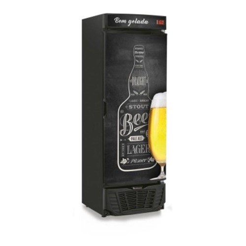 Refrigerador Bebidas Cervejeira Gelopar Gbra-570Qc Porta Cega Adesivado