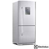 Refrigerador Bottom Freezer Electrolux de 02 Portas Frost Free com 598 Litros, Painel Blue Touch, Inox e Cinza - DB83X
