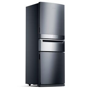 Refrigerador Brastemp Inverse BRY59AK Frost Free 3 Portas com Freeze Control Pro Inox – 419L - 110V