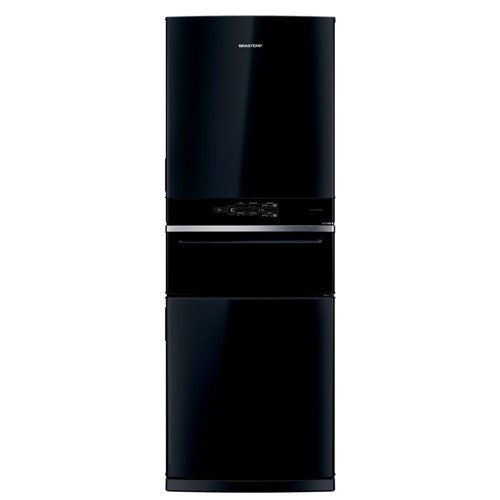 Refrigerador Brastemp Inverse 3 FF 3 Portas 419L Preto 127V
