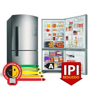 Refrigerador Brastemp Inverse Maxi Frost Free Inox 573L BRE80ARANA