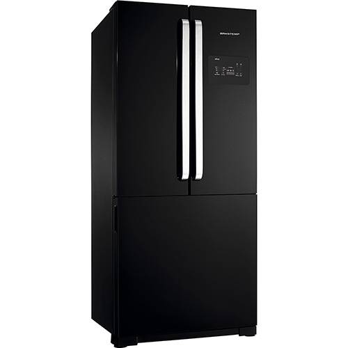 Refrigerador Brastemp Side Inverse BRO80 540 Litros Ice Maker Preto 110v