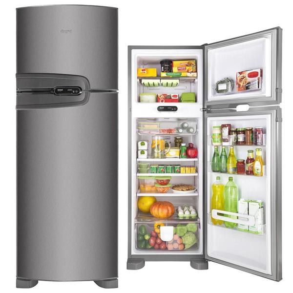 Refrigerador Consul Duplex Frost Free Platinum 340L 127V CRM38NK