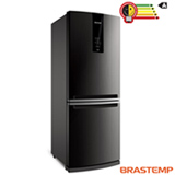 Refrigerador de 02 Portas Brastemp Frost Free com 443 Litros com Freezer Invertido Evox - BRE57AK