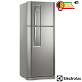 Refrigerador de 02 Portas Electrolux Frost Free com 427 Litros com Ice Twister e Drink Express, Inox - DF53X