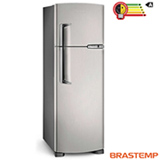 Refrigerador de 02 Portas Frost Free Brastemp Clean com 378 Litros Platinum - BRM42EK