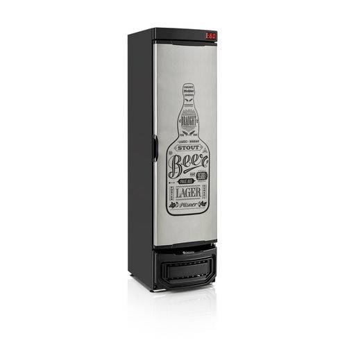 Refrigerador de Bebidas Cervejeira 290l Gelopar Grba-290e Gw Porta Cega Adesivado