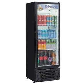 Refrigerador de Bebidas Vertical Gelopar Frost Free GPTU-40 Preto - 414 L - 220v
