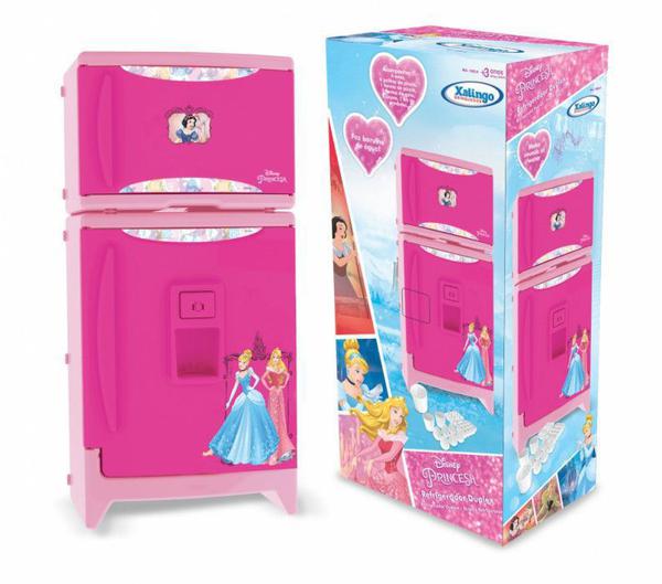 Refrigerador Duplex com Som Princesas Disney Xalingo