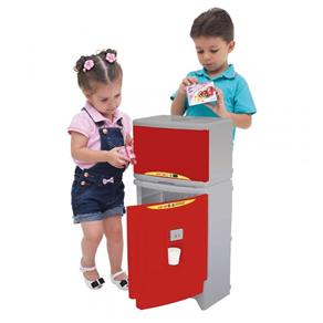 Refrigerador Duplex Infantil Mini Chef Branco Xalingo Brinquedos Branco