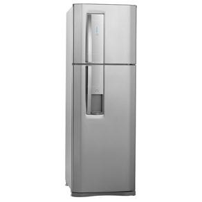 Refrigerador Electrolux Duplex DW42X Frost Free com Dispenser de Água e Controle de Temperatura Blue Touch 380 L - Inox - 220V