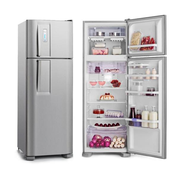 Refrigerador Electrolux Duplex Frost Free Inox 310L 110V DF36X
