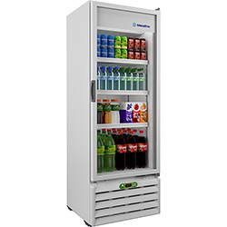 Refrigerador-Expositor Metalfrio 1 Porta VB40RE4001 para Bebidas com Controlador 406L 220V - Branco