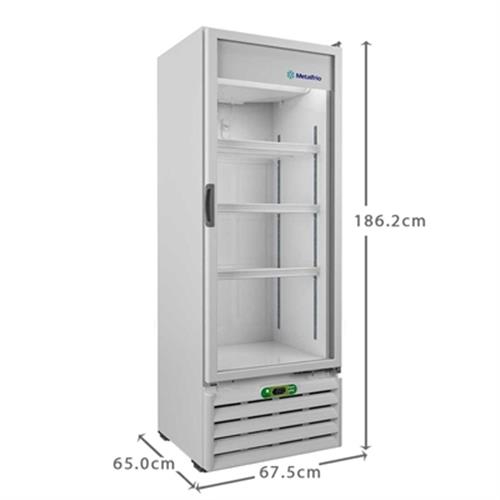 Refrigerador Expositor para Bebidas Metalfrio VB40RE com Controlador Eletrônico - 406 Litros - 110V