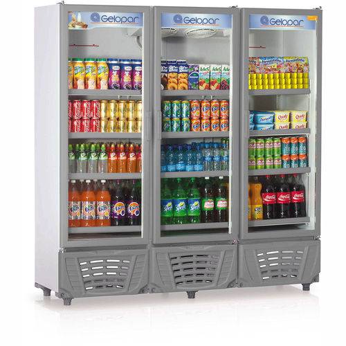 Refrigerador/Expositor Vertical Gelopar Grvc-1450 Frost Free 1450 L 3 Portas