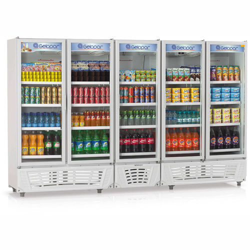 Refrigerador/Expositor Vertical Gelopar Grvc-2500 Frost Free 2500 L 5 Portas