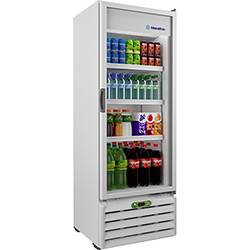 Refrigerador/ Expositor Vertical Metalfrio 1 Porta de Vidro VB40RE2001 406L 110V - Branco