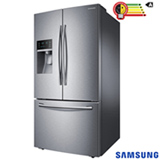 Refrigerador French Door Samsung de 03 Portas Frost Free com 536 Litros com Auto Ice Maker Inox - RF23HCEDBSR
