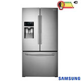 Refrigerador French Door Samsung de 03 Portas Frost Free com 665 Litros com Auto Ice Maker Inox - RF28HDEDBSR