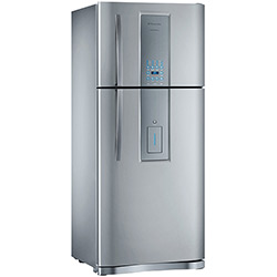 Refrigerador / Geladeira Electrolux Frost Free Infinity C/ Dispenser DI80X Elux 542L Inox