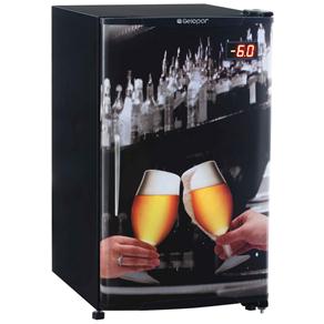 Refrigerador Gelopar para Bebidas Cervejeira GRBA-120B Adesivado Preto - 112 Litros - 220V