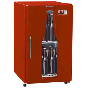 Refrigerador Gelopar para Bebidas Cervejeira GRBA-120VM Vidro Vermelho - 112 Litros - 110V - 110v