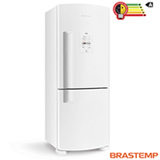 Refrigerador Inverse de 02 Portas Frost Free Brastemp Ative Smart Bar com 422 Litros Branco - BRE50NB