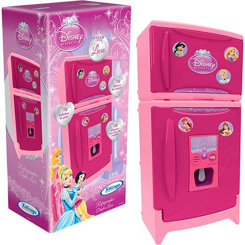 Tudo sobre 'Refrigerador Luxo Princesas Disney Rosa - Xalingo'