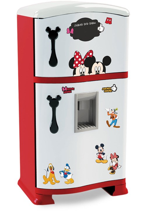 Refrigerador Mickey Disney Vermelho e Branco Xalingo