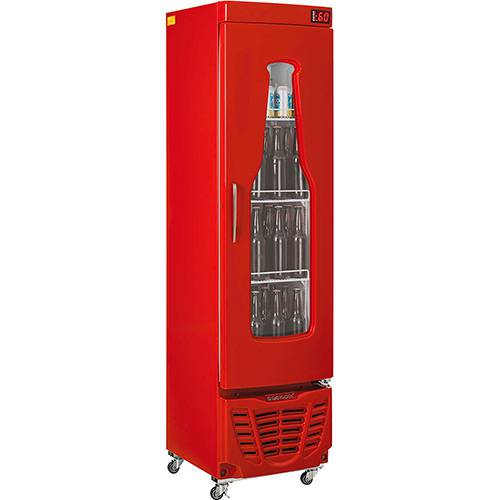 Refrigerador para Bebidas Gelopar Cervejeira GRBA-230VM 228l Vermelho