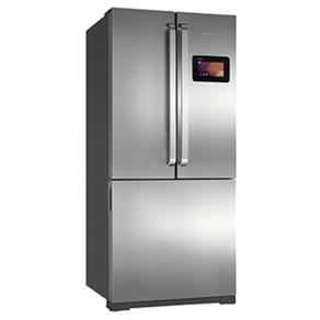 Refrigerador 3 Portas Frost Free BRN80 540L Side By Side Inverse Platinum - Brastemp