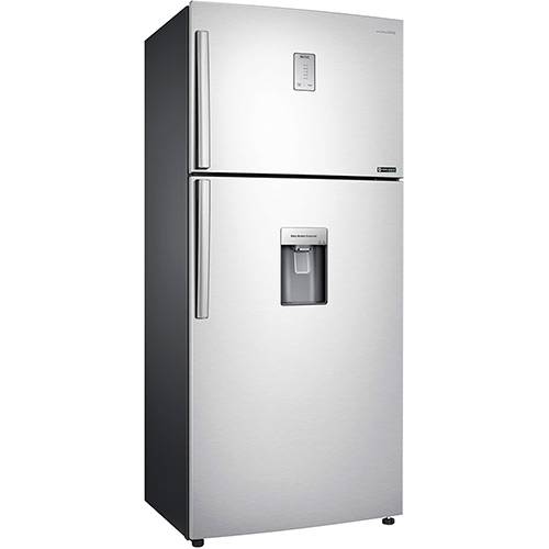 Refrigerador Samsung Duplex 2 Portas Frost Free RT46 Dispenser de Água Externo 458L - Inox