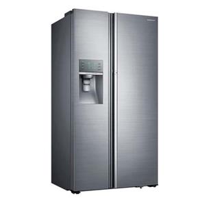 Refrigerador Samsung RH77H90507H Food ShowCase 2 Portas com Dispenser de Água, Gaveta Deep Drawer, All-Around - 110V - Inox - 765 L