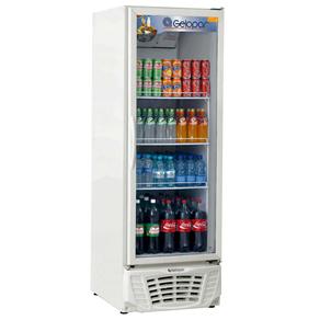 Refrigerador Vertical Gelopar Frost Free GPTU-570AF Branco com Controle de Temperatura e Porta com Fechamento Automático - 578 L - 110V
