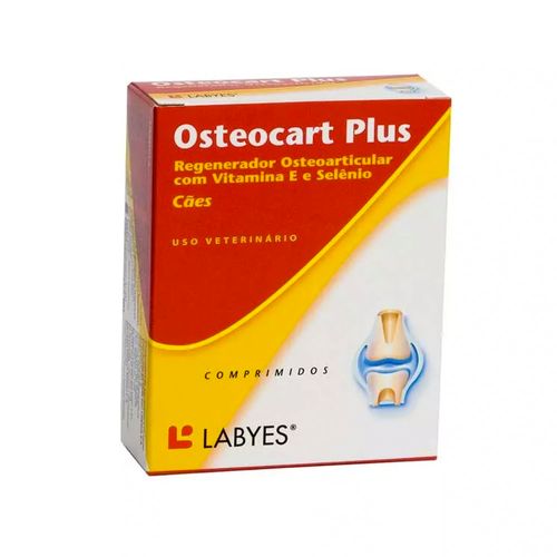 Regenerador Osteoarticular Labyes Osteocart Plus para Cães 30 Comprimidos