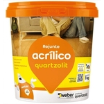 Rejunte Acrilico Quartzolit Bege 1kg