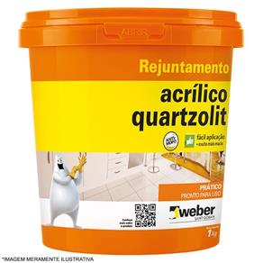 Rejunte Quartzolit Acrílico Cinza Artico 1 Kg