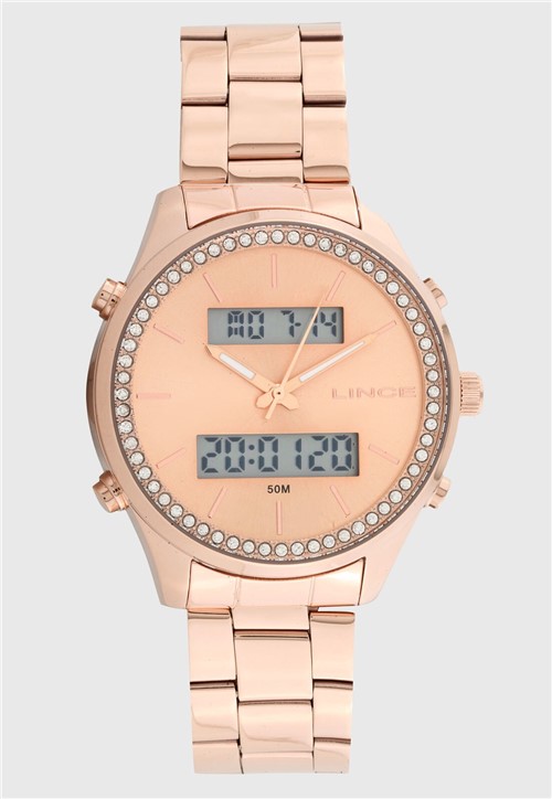 Relógio Lince LAR4591L R1RX Rosa