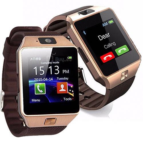 Relogio 2017 Smart Watch Dz09 Android Celular Chip Bluetooth Dourado